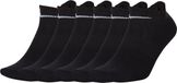 Nike Everyday Lightweight No-Show Sokken - 6-Pack - Unisex - Zwart - Maat 42-46