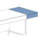 ASEM Achterwand/legbord pour table de laboratoire L 300 mm