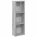 vidaXL Badkamer wandkast Grijze Sonoma 20 x 10 x 60,5 cm