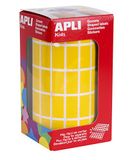 APLI Rol zelfklevende notities, 3540 stuks, rechthoekig, 20 x 10 mm, geel