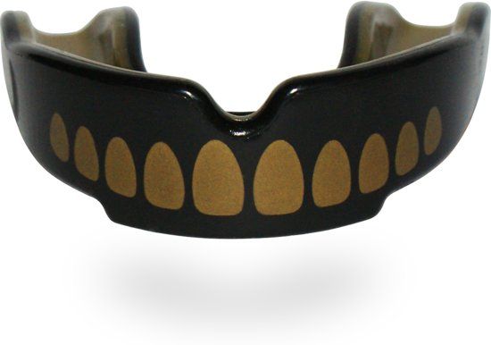 SafeJawz Goldie Mouthguard - Zwart/Goud