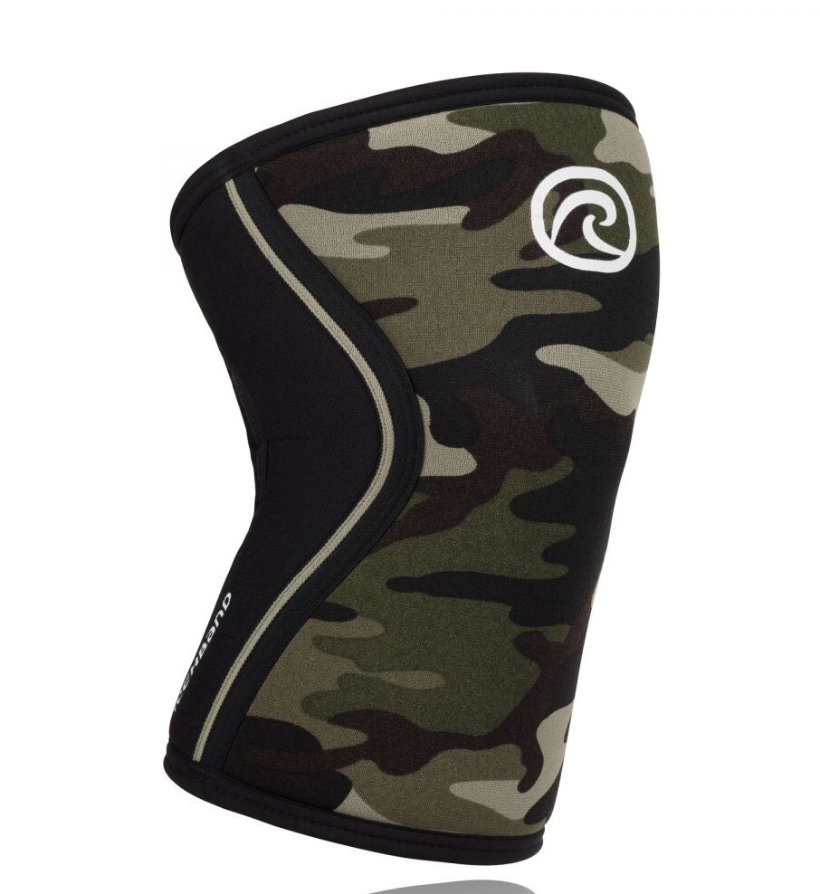 Rehband Kniebrace RX 7MM - Black/Camo - XS