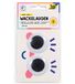 folia XXL – Bewegliche Augen, 2er-Pack, Ø 50 mm – Haftende Augen für Bastelarbeiten (Größe L) – Zum Basteln und Dekorieren – B-Ware – Geprüft – Schwarz/Weiß