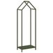 VidaXL Brandhoutrek 40x25x120 cm koudgewalst staal olijfgroen