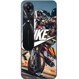 Nike Hoesje Oppo A78 5G logo wit motorwiel Maniacase