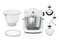 Bosch Serie 6 Keukenmachine 1600 W Wit, RVS MUMS6EW18