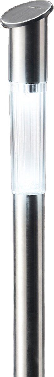 Lumineo Solar Prikspot/Tuinspot - RVS - H57 cm - Zonne-energie