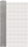vidaXL Gaaswand, 80 x 1000 cm, 6-voudig, roestvrij staal, kleur zilver