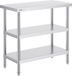 VEVOR Roestvrijstalen voedselbereidingstafel keukenwerktafel 457x914mm