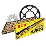 Kettingset DID Kettingset staal 428VX / 140 clipslot voor Beta RR LC Enduro Motard 125 cc Bj. 2011-2014