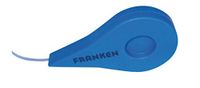 Franken GmbH S1428 transparante tape zelfklevend (gebruiksmogelijkheid identificatie feestdagen, breedte 4 mm, lengte 10 m) grijsblauw