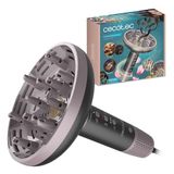 Cecotec DryWave Nebula Black Haardroger voor krullend haar, 1300 W, arganolie en keratine, borstelloze motor, PlasmaTech anti-kroes, zachte modus, 3 snelheden en temperaturen