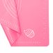 mumbi Achtermat, deegmat, rolmat, achteronderzetter, groot, XXL, anti-aanbaklaag, antislip, 64 x 45 cm, roze 31143