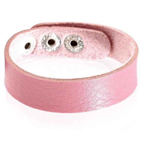 LGT JWLS LGT Jewels Leren armband Verstelbaar Roze