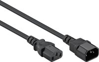 Allteq C13 naar C14 apparaatsnoer - Verlengkabel - 7.5 meter - Zwart
