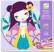 Djeco Peinture pour filles avec paillettes kit de bricolage