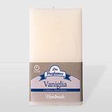 La Briantina Vierkante geurkaars, vanille, 32 uur brandduur, 10 cm hoogte