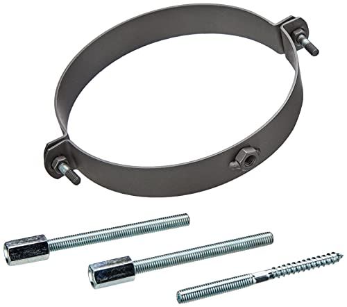 Kamino-Flam Kamino Flam buishouder, grijs gegoten, verstelbaar, Ø150 mm