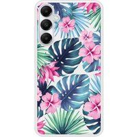 Samsung Galaxy A25 Tropical aquarelle verstevigd hoesje met sublimatie bedrukking