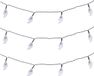 Merkloos Fiestas Guirca Halloween deco LED verlichting/lampjes spookjes - 3x - op batterijen - 115 cm - griezel uitstraling
