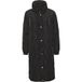 KAFFE Damesjas Manteau mi-long Manches longues Col haut Poches Coupe droite Manteau