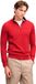 Superdry - Preppy Essential Pull en coton à demi-fermeture éclair - Homme - Crimson Red Marl - XXL