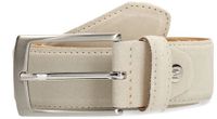 Manfield Heren Beige Suède Riem Maat 95