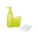 Avilia Elegante dispenser voor vloeibare zeep met bloemendesign van hoogwaardig kunststof en 500 ml inhoud, chique accessoire voor thuis