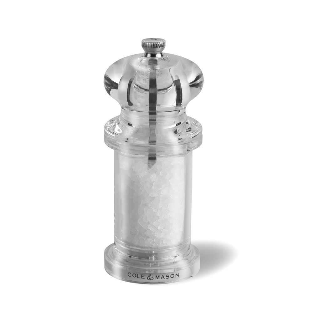 Cole & Mason H50502P Zoutmolen - 140 mm - Zilver/Transparant