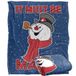 FROSTY THE SNEEUWMAN Silky Touch superzachte plaid 152 x 127 cm