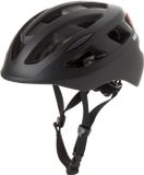 AGU Civick - Urban Helm - Fietshelm - E-bike helm - Met LED-achterlicht - 16 Ventilatiegaten - In-mold - Verstelbaar Direct-Dial - Unisex - Zwart - 54-58cm