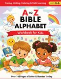 Bible Alphabet Workbook for Kids Ages 3-6