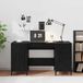 Maison Exclusive - Bureau Chêne Noir 140 X 50 X 75 Cm Bois d'Ingénierie