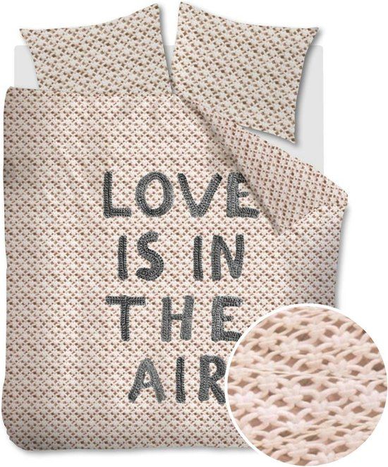 Ariadne at Home Love is Dekbedovertrek Lits-Jumeaux 240x200/220 - Zwart Wit