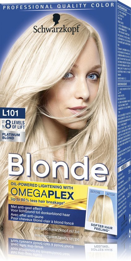 Schwarzkopf L101 Platinum Zilver Blond