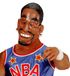 Finidi Michael Jordan masker basketballer Bruin