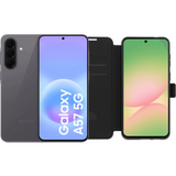 Samsung Galaxy A57 128 Go Gris 5G + BlueBuilt Étui Livre Noir