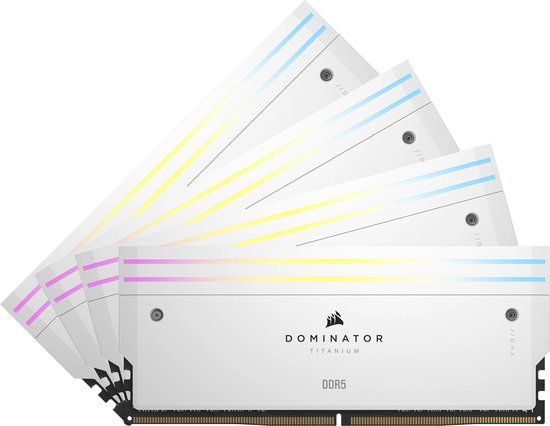 Corsair Dominator Titanium RGB White 64GB (4x16GB) DDR5 6000MHz CL36