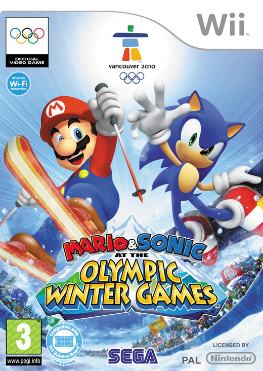 Sega Mario and Sonic op de Olympische Winterspelen Nintendo Wii