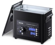 VEVOR Ultrasone Reiniger, Professioneel Ultrasoon Reinigingsapparaat met Draaiknopbediening, 3 Liter Inhoud, Reinigingsapparaat met Mandje en Reinigingsbal, Ultrasone Reiniger voor Horloges, Scheermesjes, Sieraden en Munten.