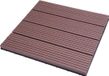 Terrastegels bruin, set van 30x30 cm