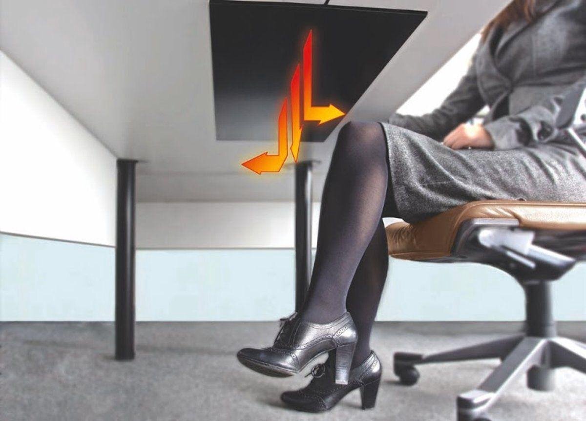Durensa Dimbare verwarmer onder het bureau of tafel (infrarood), tafelverwarming