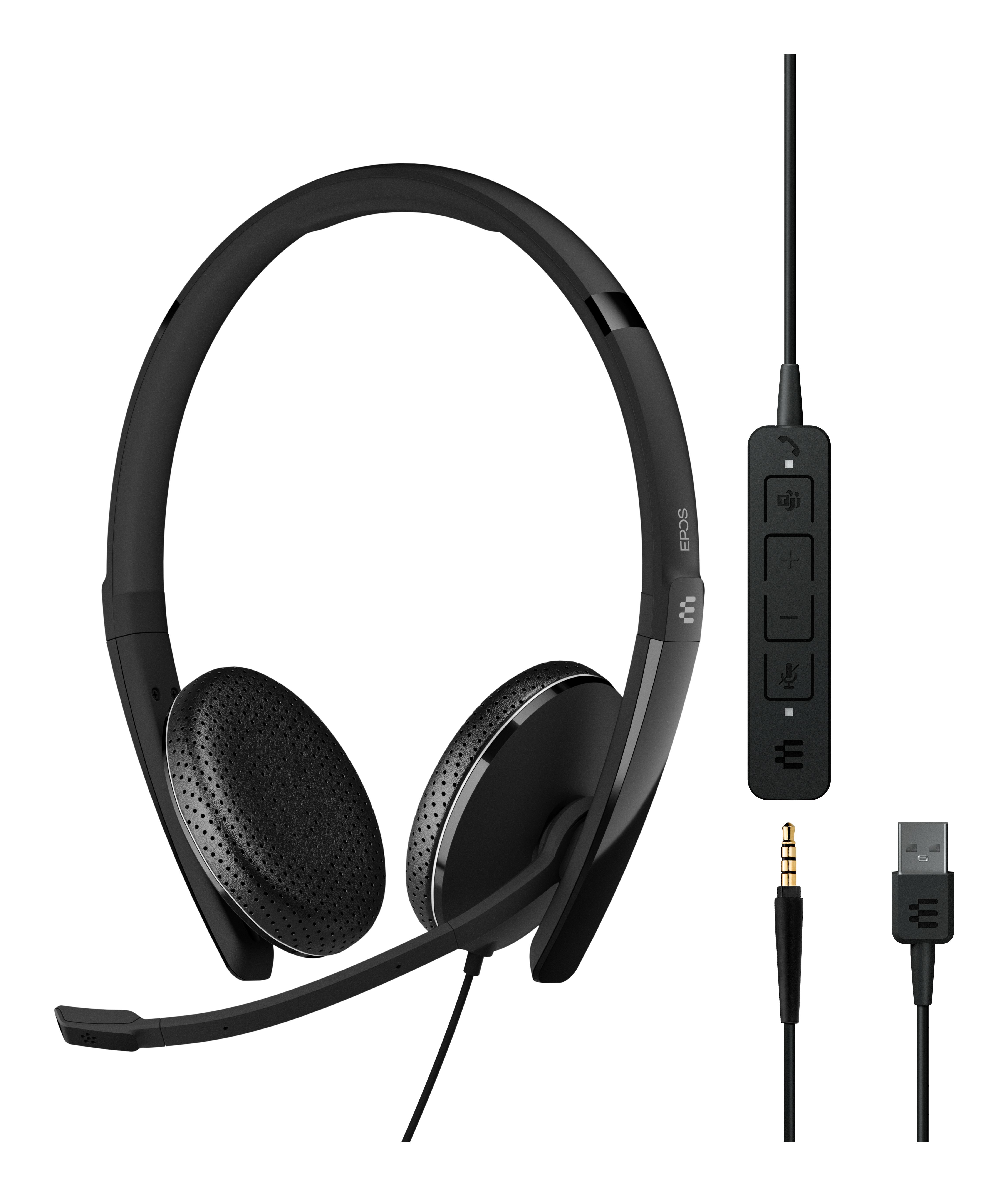 EPOS ADAPT 165T USB II - On-ear headset - Black