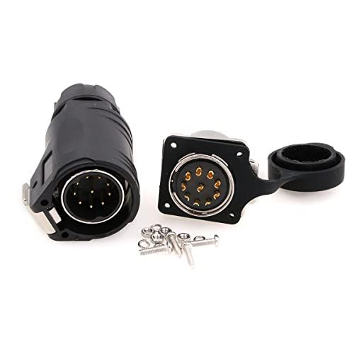 EONVIC XHE28 2Pin ~ 10Pin Vierkante Panel Mount Connector Plug Socket Waterdichte Luchtvaart Medische Stroomkabel Industriële Apparatuur Connector (10Pin)