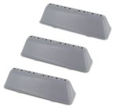 Merkloos Jeu de supports de tambour pour machines à laver - 3 pièces - 180x55x50 mm