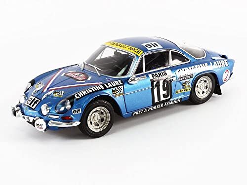 Solido S1804204 1:18 Alpine A110 1600S Rallye Monte-Carlo 1976 Verzamelbare Miniatuurauto, Multi