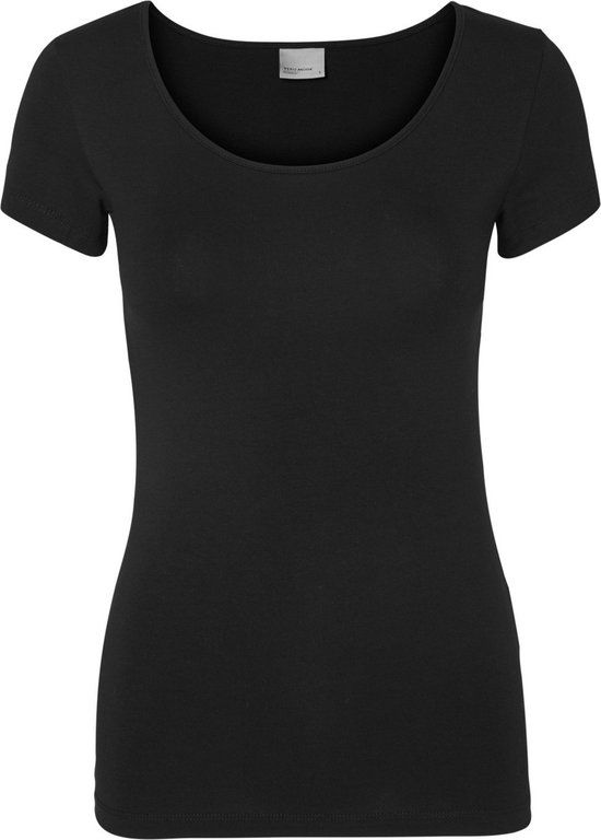 Vero Moda VMMAXI MY SOFT SS U-NECK NOOS Women's T-shirt - Black - Size XS