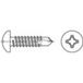 TOOLCRAFT TO-5441472 Vis autoperceuse 4,2 mm 38 mm Phillips Acier Zingué par galvanisation 500 pièce(s)