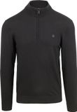 No Excess Timeless basics trui met halve rits
