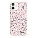 Beschermhoesje Evetane Beschermhoesje voor iPhone 12 Mini, terrazzo, roze